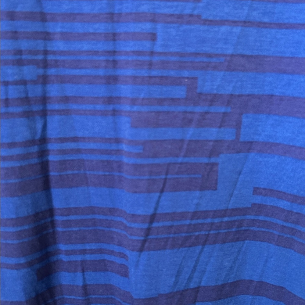 LuLaRoe XL Julia Blue Patterned Dress - Picture 3 of 6